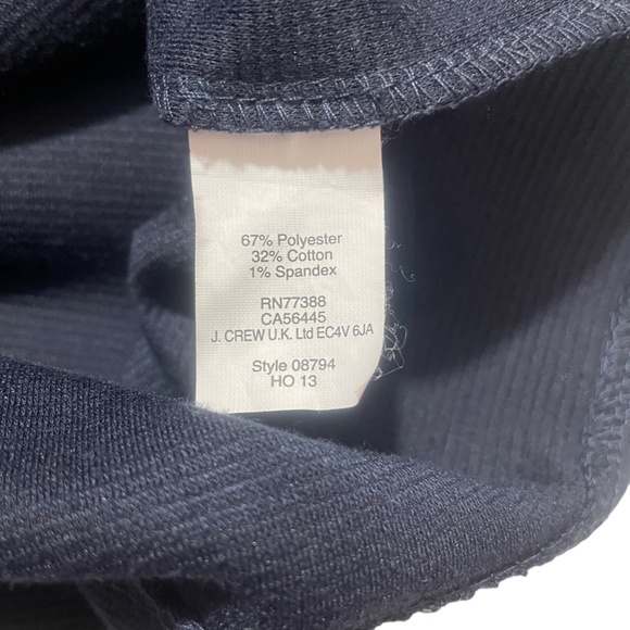 Madewell Medium Navy Zip Back Sleeveless Dress Style 08794 - Picture 3 of 6